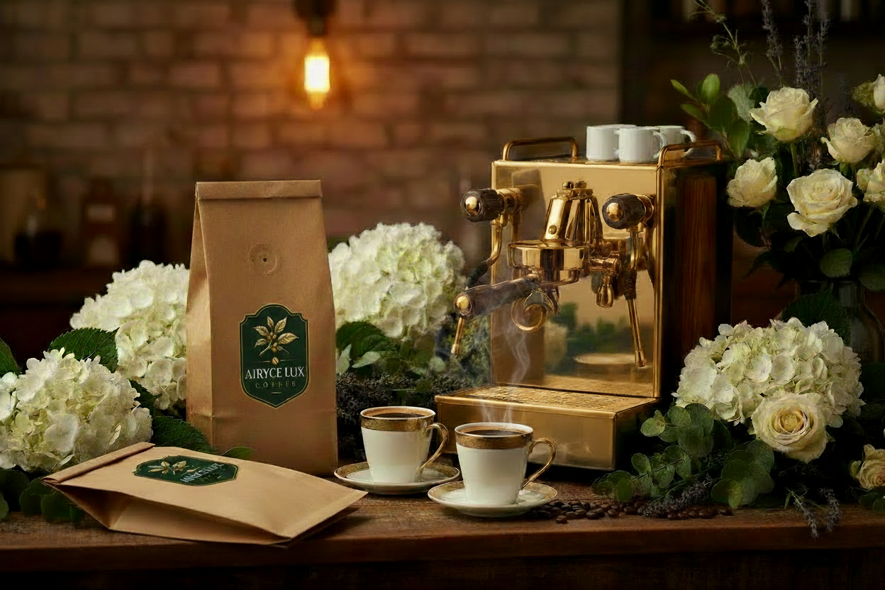 Airyce Lux Coffee - Steaming Cups